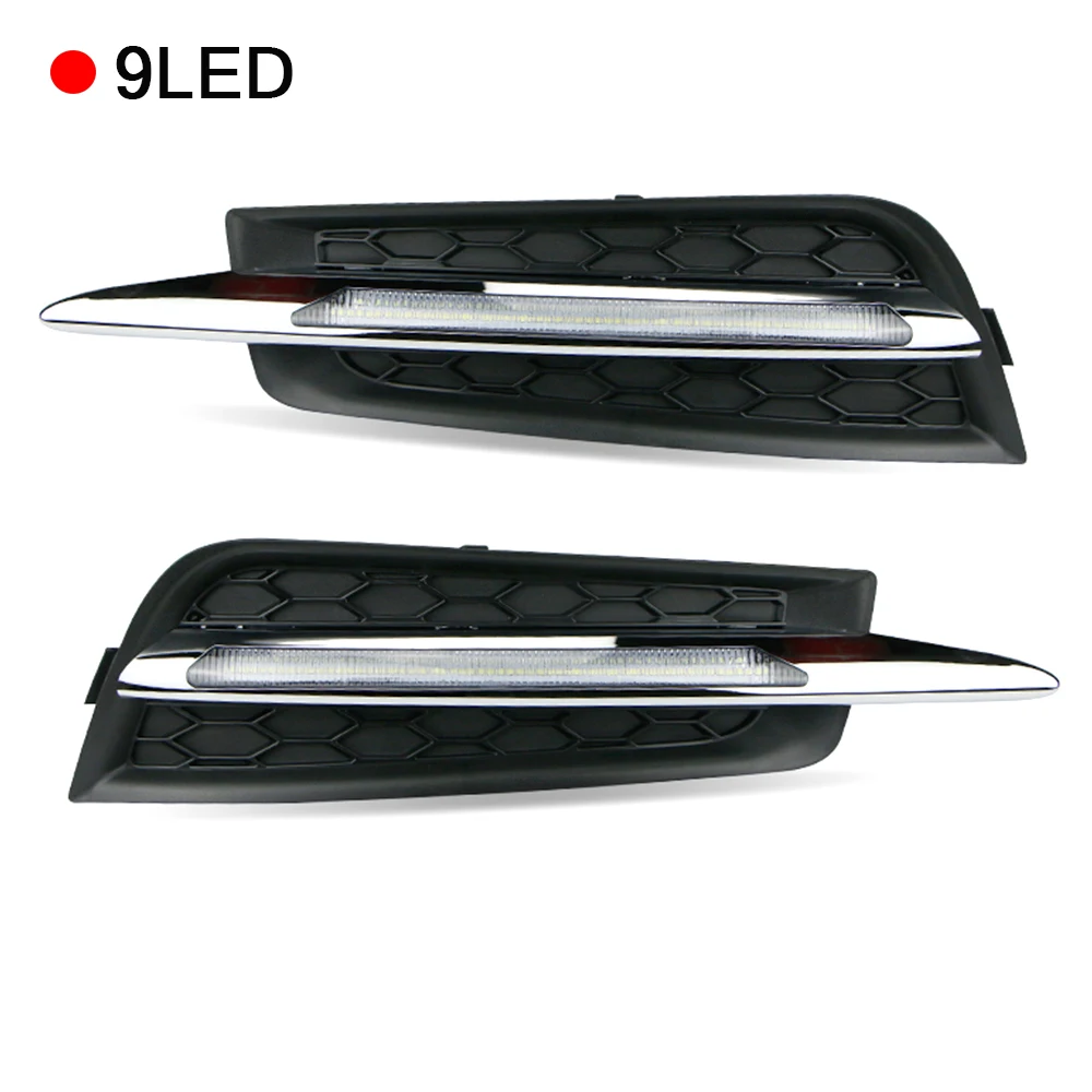 Дневные ходовые огни DRL 9LED 12 В дневные с указателем поворота для Chevrolet CRUZE 2009 2010 2011