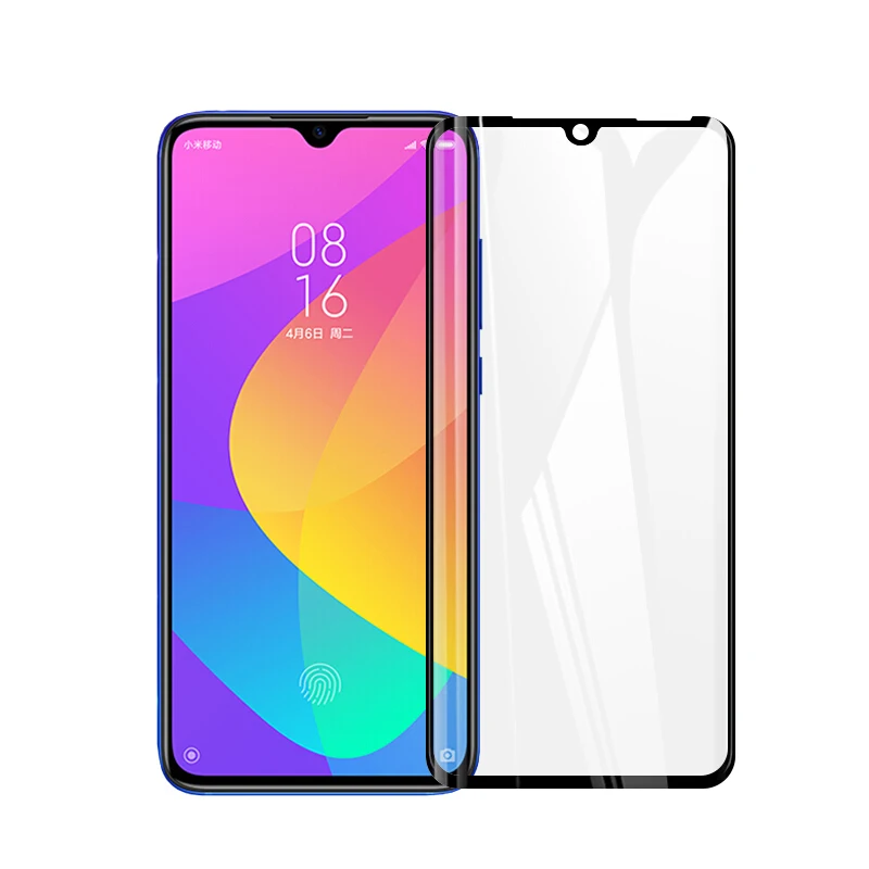 Защитная пленка для экрана xiaomi mi9 lite закаленное стекло полное покрытие 2.5D 9