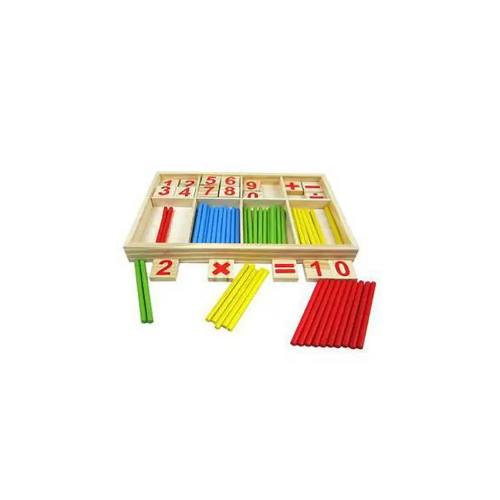 HobbyLane Preschool Educational Toys Wooden Mathematical Intelligence Stick Block Counting Sticks for Girls and Boys | Игрушки и хобби