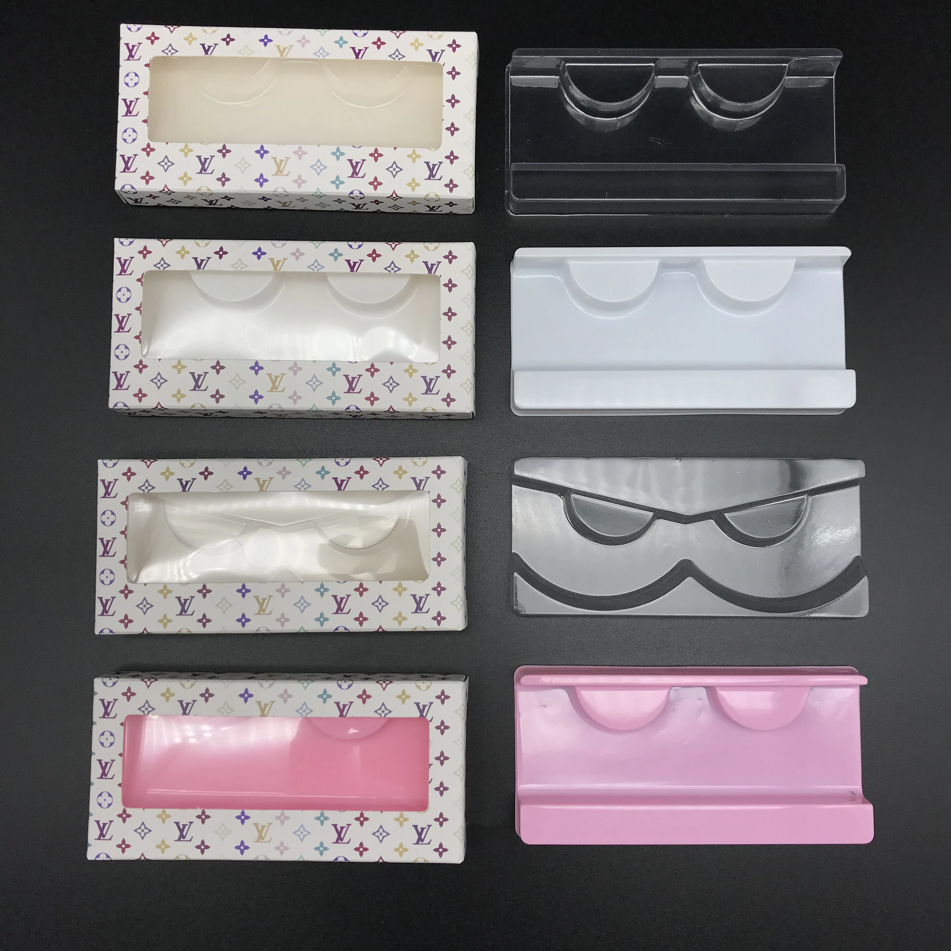 Оптовая продажа прозрачные лотки для ресниц пластиковый держатель