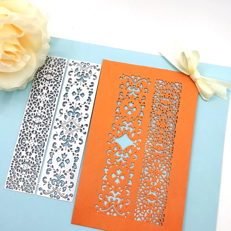 Julyarts прямоугольное отверстие металлический режущий трафарет для скрапбукинга