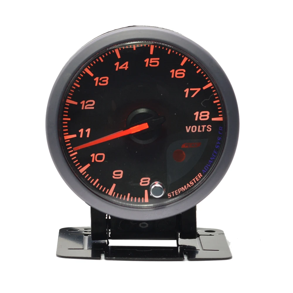 Датчик напряжения Dragon Gaug измеритель для автомобиля и мотоцикла с красной белой