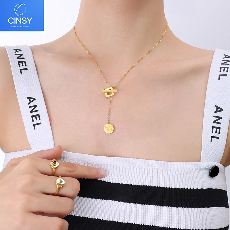

CINSY Pendants Jewelry For Women Collares Para Mujer Trending Products Chains Necklace For Women Goth Necklaces Necklace Choker