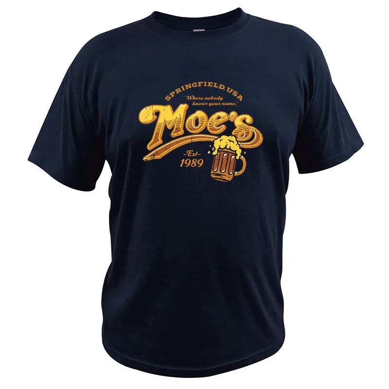 Футболка Moe's Cheers с героями мультфильма карикатура комедия Классическая