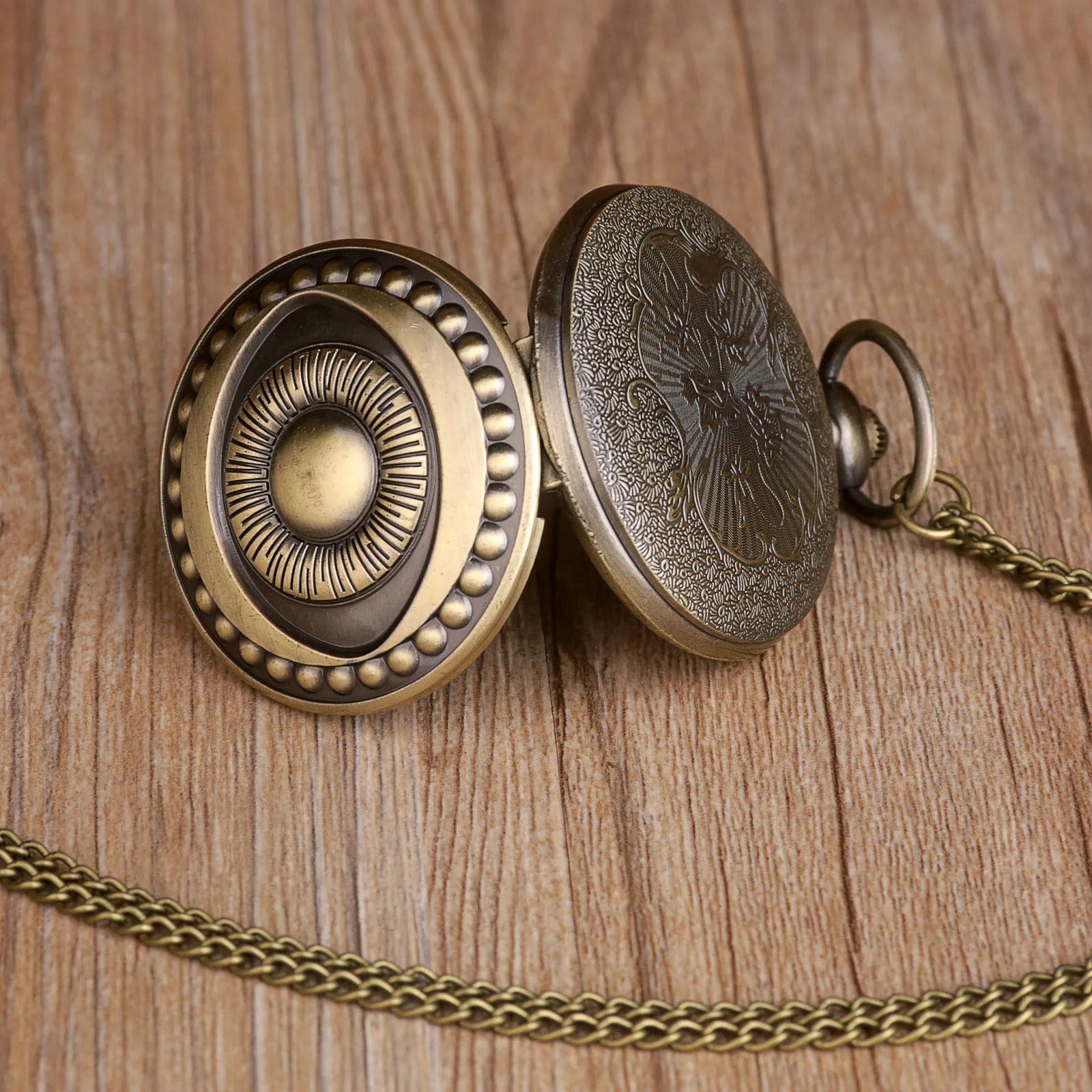 Винтажные волк карманные часы с драконом мужчины должны умереть Ретро кварц Reloj de