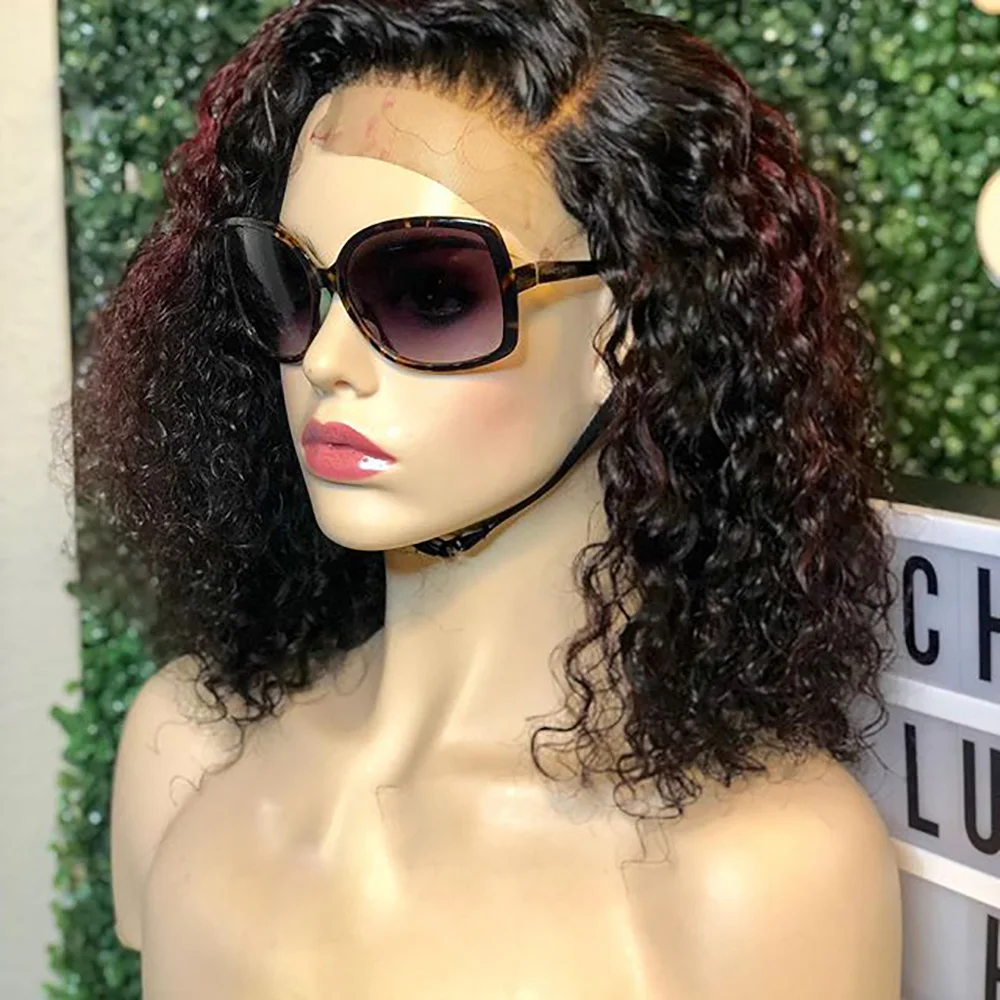 Тонкий парик с эффектом омбре Atina красный 1b 99j бордового цвета человеческие