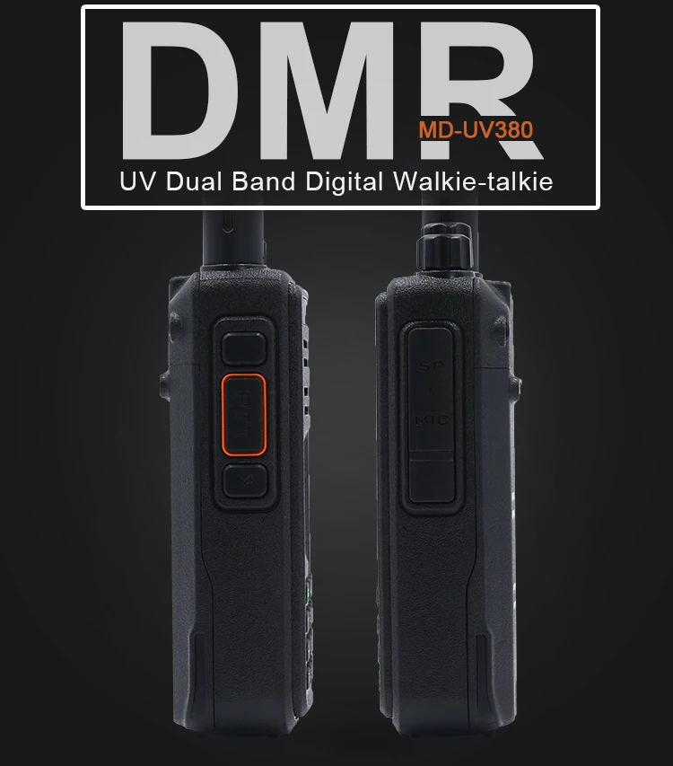 Двойное радио DMR совместимое с Motorola Tier1/2 двухдиапазонное UHF VHF 5W TYT цифровая рация