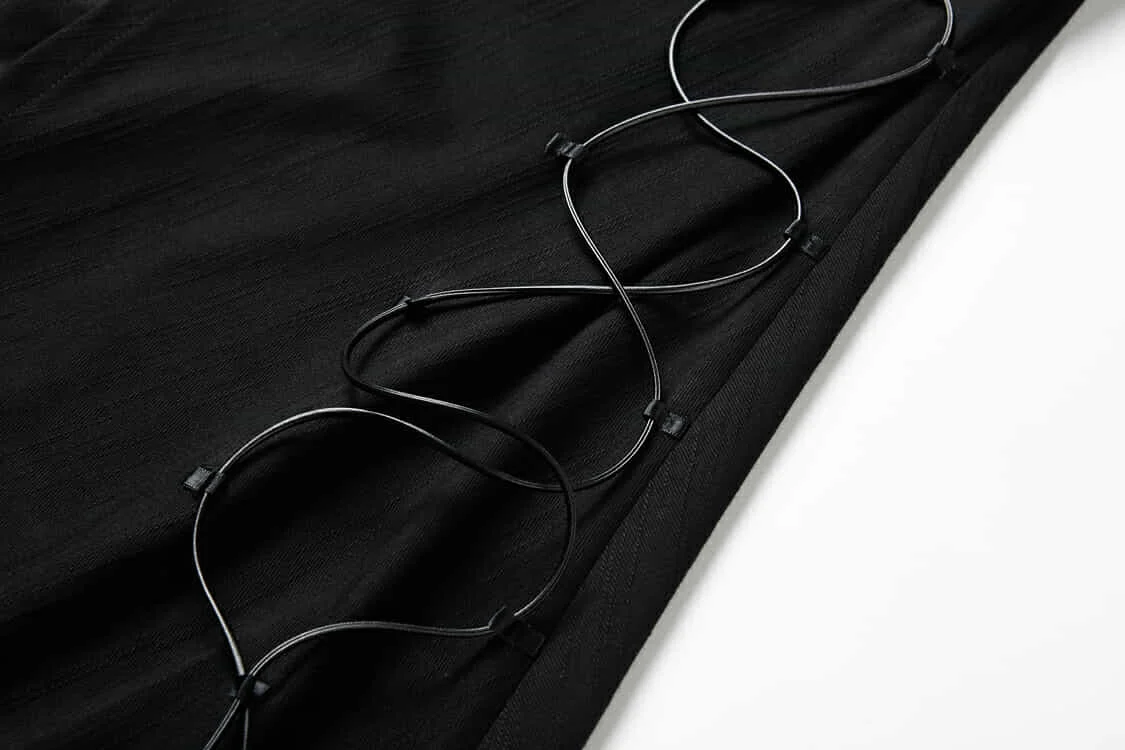 Женское асимметричное платье на молнии с открытыми плечами | Женская одежда