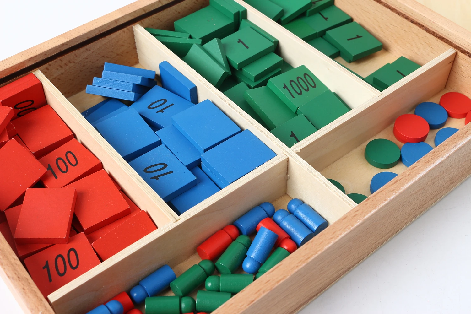 

Stamp Game Math Toys for Kids Montessori Mathematics Materials to Learn Decimal System Early Educational Toy Parent-child Toy