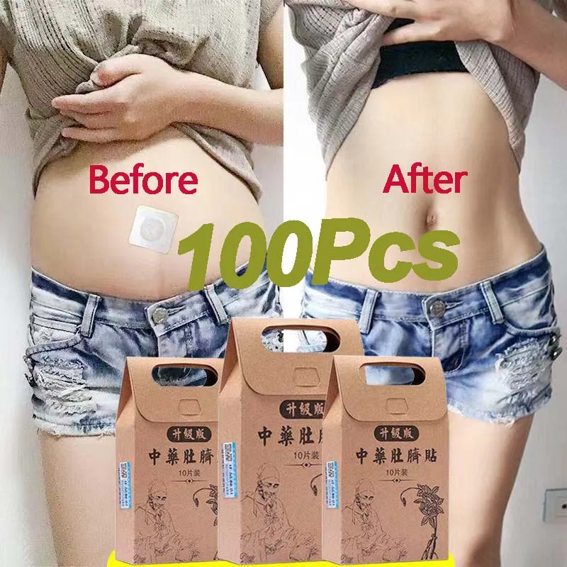 

100pcs Weight Loss Burning Fat Sticker Products Chinese Medicina Tradicional Slimming Products Slim Patch Remedio Para Emagr