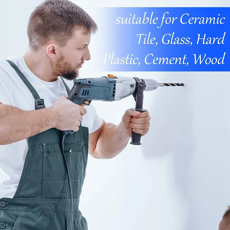 

Diamond Drill Bits and Multi-Material Tile Masonry Drill Bits Saw Hole Drill Bit Extractor Remover Tools For,Concrete