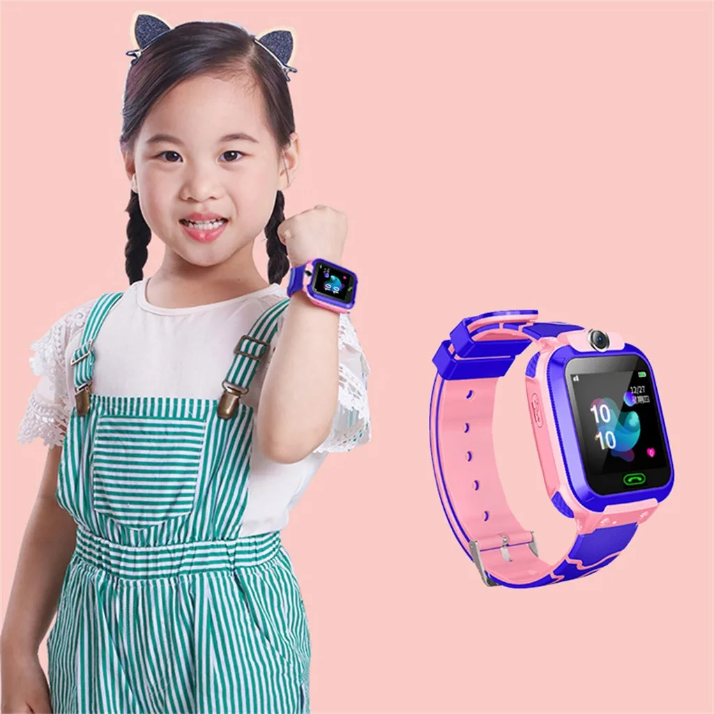 Новые смарт-часы LBS Kid SmartWatch детские часы для детей SOS Вызов расположение поиска трекер анти-потеря монитор# H30