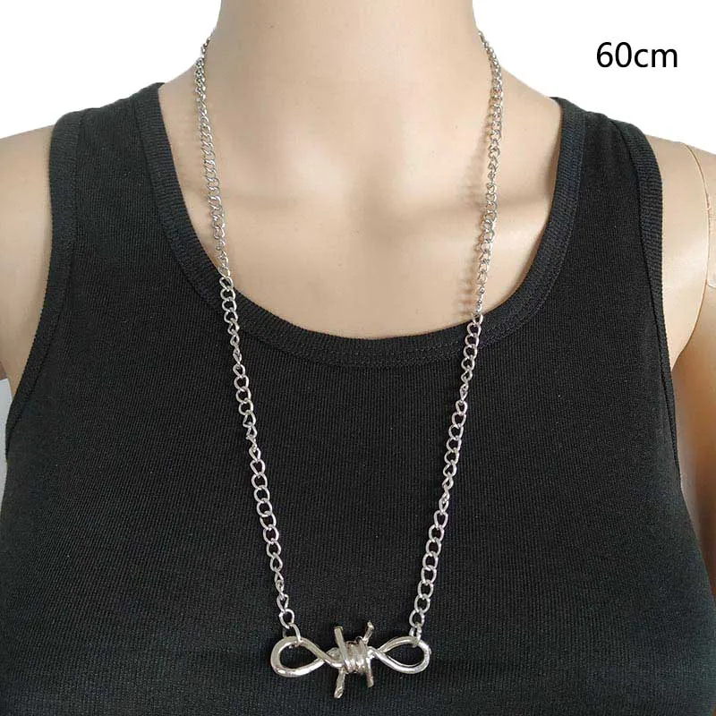 Новинка 2019 мужское и женское ожерелье ручной работы с шипами металлический