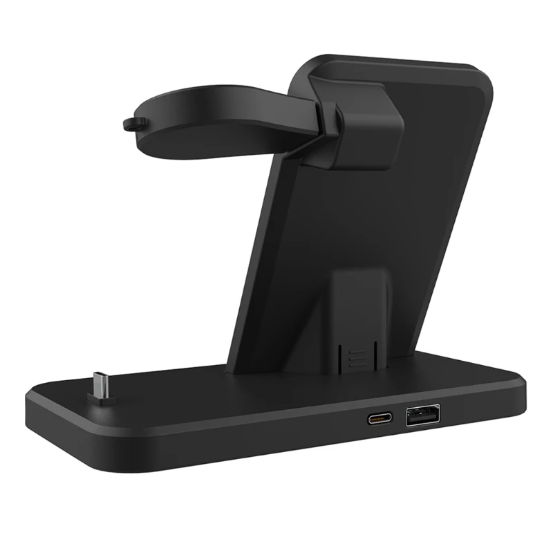 Watch Wireless Charger For-Samsung -Galaxy Watch 3 Watch Active 1/2 Phone Earbuds Charging Dock Smart Watch 3In1 Charger