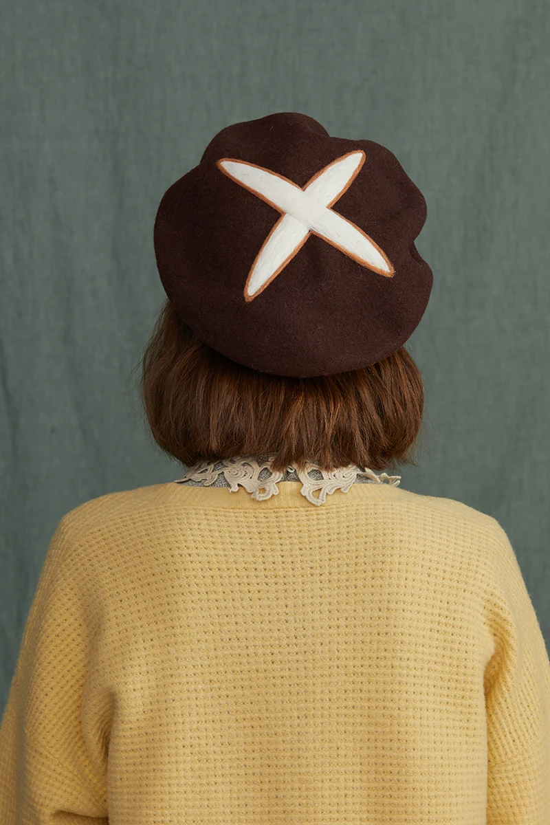 Креативная прекрасная шляпа художника с изображением грибов берет галстук цю