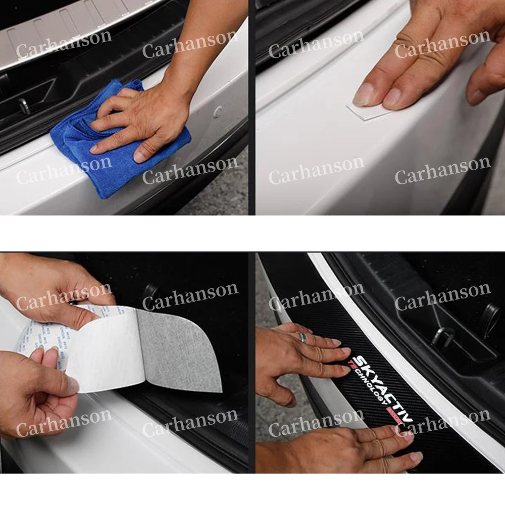 Для CX5 багажника отделка порога двери аксессуары для заднего бампера автомобиля