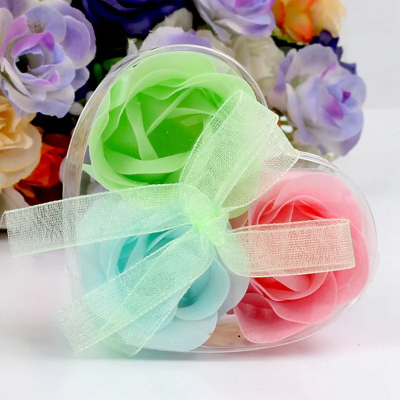 Роза Лепесток для ванной мыло ко Дню Святого Валентина День учителя подарочных