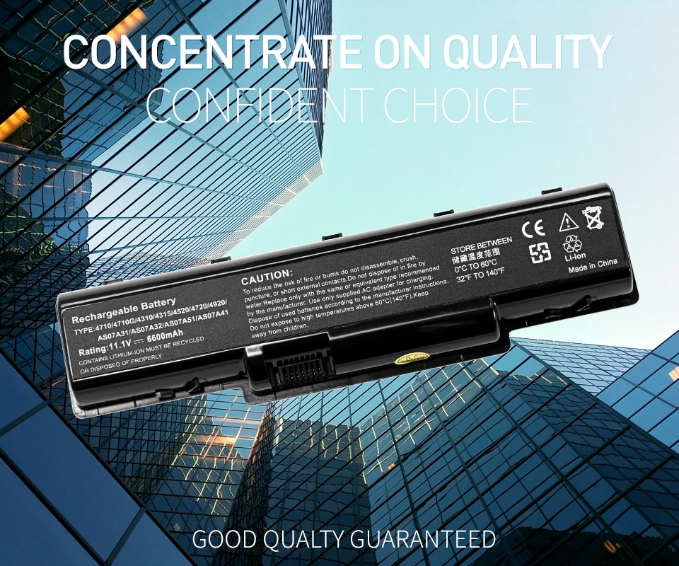 Ноутбук Батарея для acer Aspire AS5740 AS07A51 AS07A75 2930 4310 4520 4530 4710 4720 5738 5738G 5738Z 5738ZG 4730 4920 5740