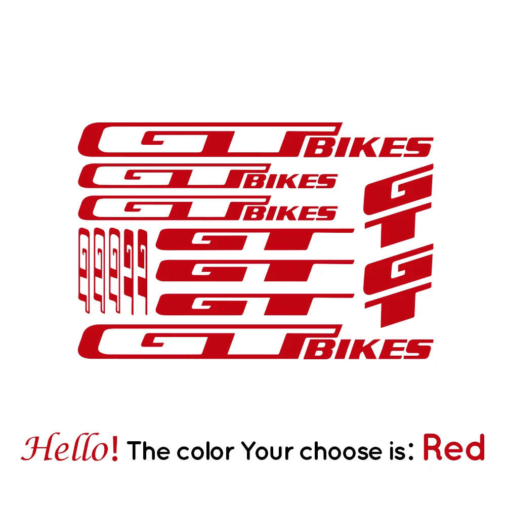 

Специальная прозрачная переводная пленка GT для велосипеда, декоративные наклейки, виниловые наклейки для рамы, персонализированные украшения