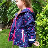new spring autumn child kid jacket baby boy girl windproof waterproof jacket coat double deck inner polar fleece jackets