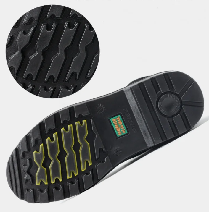 Уличные Водонепроницаемые зимние ботинки со стальным носком рабочая безопасная