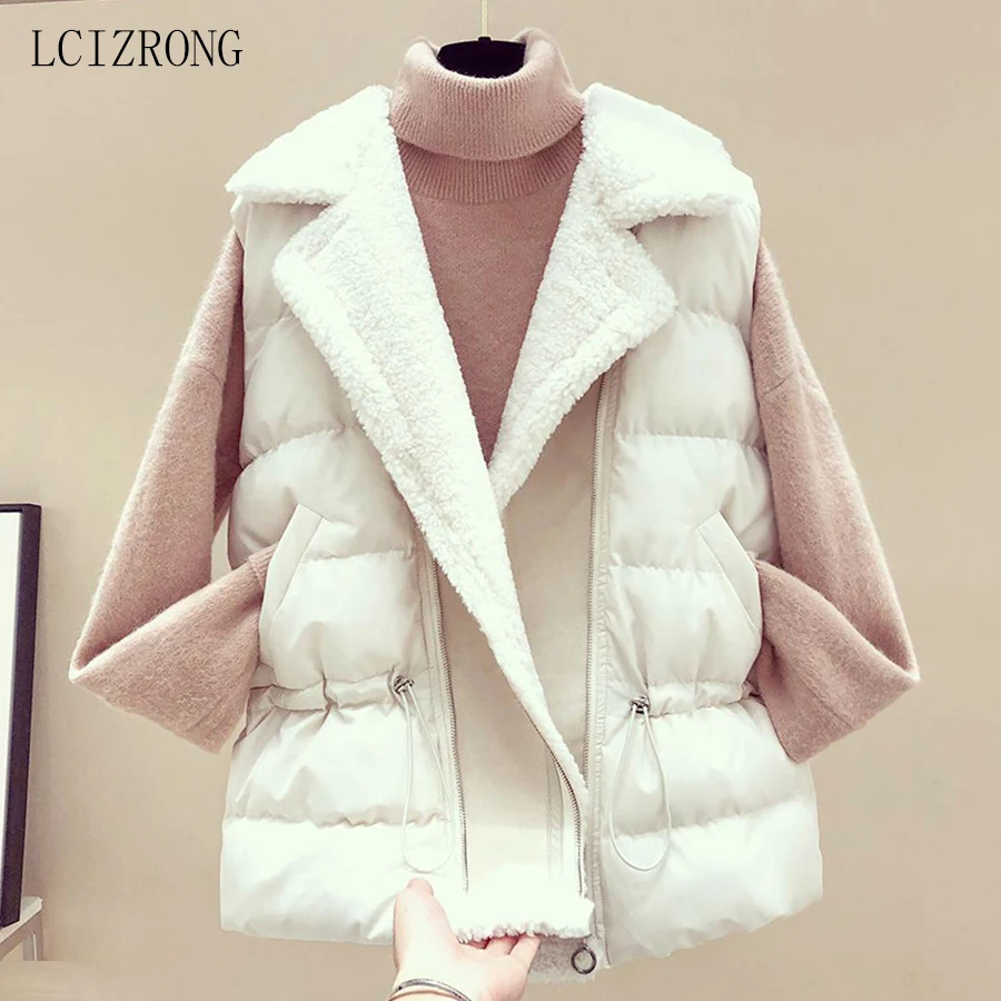 

Korean Style Women's Sleeveless Winter Keep Warm Winter Vest Coat Fashion Casual Loose Thick Woman Short Coat New