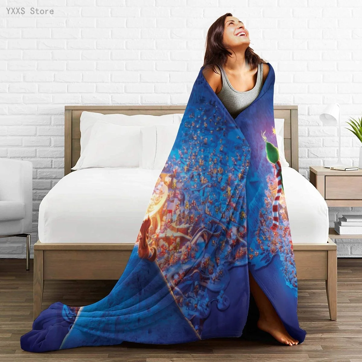 

Anime 3D printed Ultra-Soft Micro Fleece Blanket flannel throw Sherpa bedspread bedding sofa picnic fur soft blanket 300337298