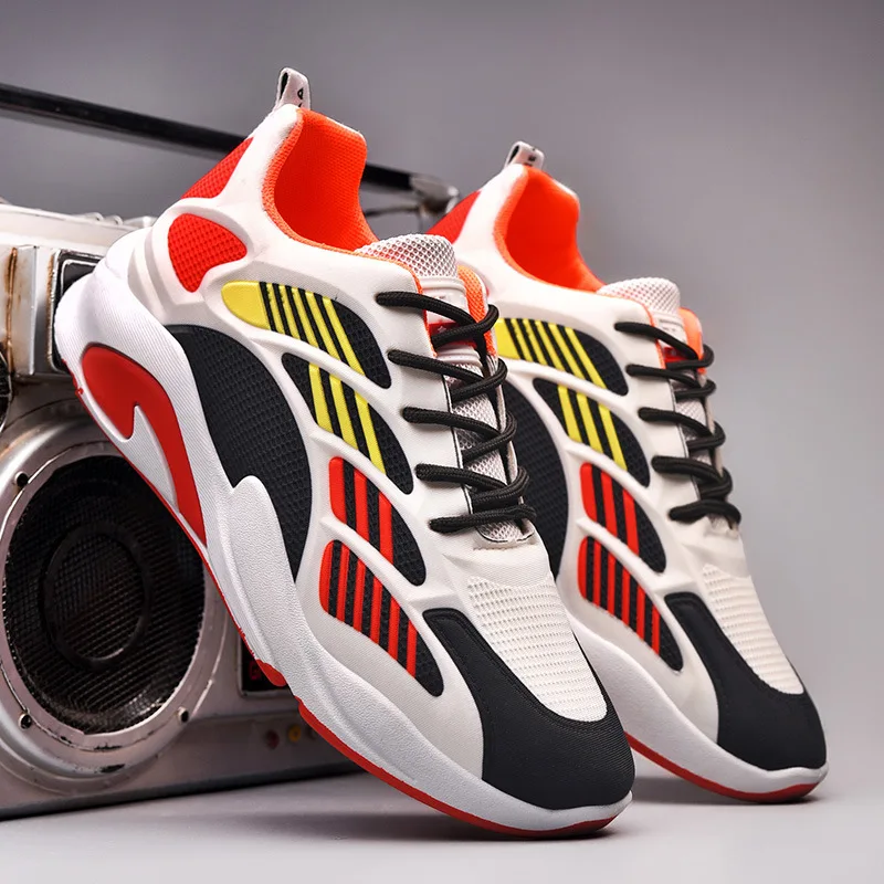 

Sneakers 2021 Fashion Trendyol Mens Shoes Breathable Light Sports Running Male Sneakers Non-Leather Casual Shoes Basket Homme