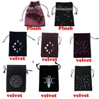 Бархатная сумка для хранения карт Yajom Tarot, сумка для карт с изображением Луны