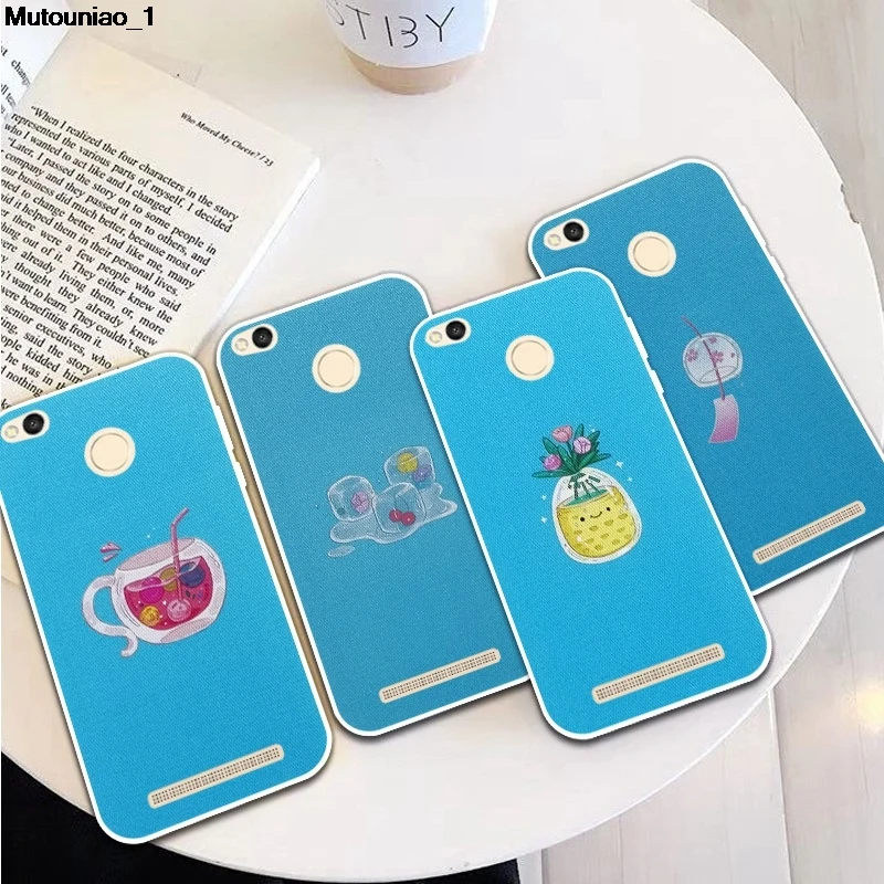 Чехол Fish 1 из мягкого силикона и ТПУ Для Xiaomi Mi Redmi Note 2 3 3s 4A 4X 5 5A 6 6A 7 A1 A2 Prime Plus Pro