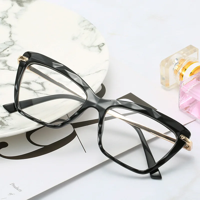 

Fashion Crystal Clear Glasses Ladies Men Anti-blue Glasses Simple Trend Street Shooting Cool Anti-blue Glasses