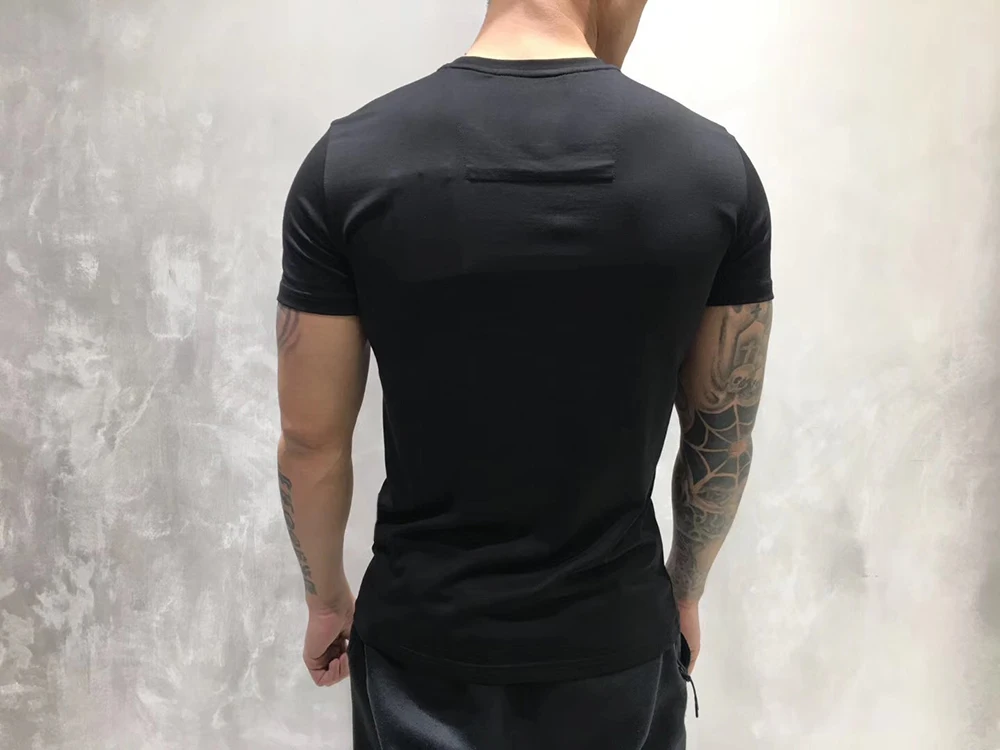 Упаковка ПП-пакета! Мужская Дизайнерская футболка мужская летняя новая 100% хлопок