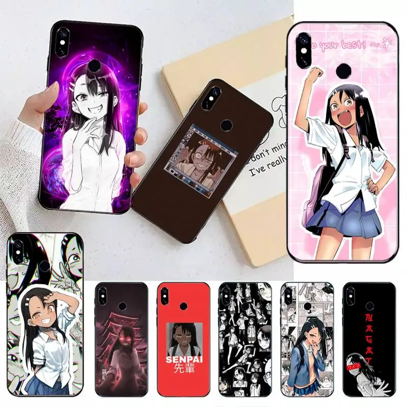 

nagatoro Japan anime Phone Case For Xiaomi Redmi note 7 8 9 11 t s 10 A pro lite funda shell coque cover