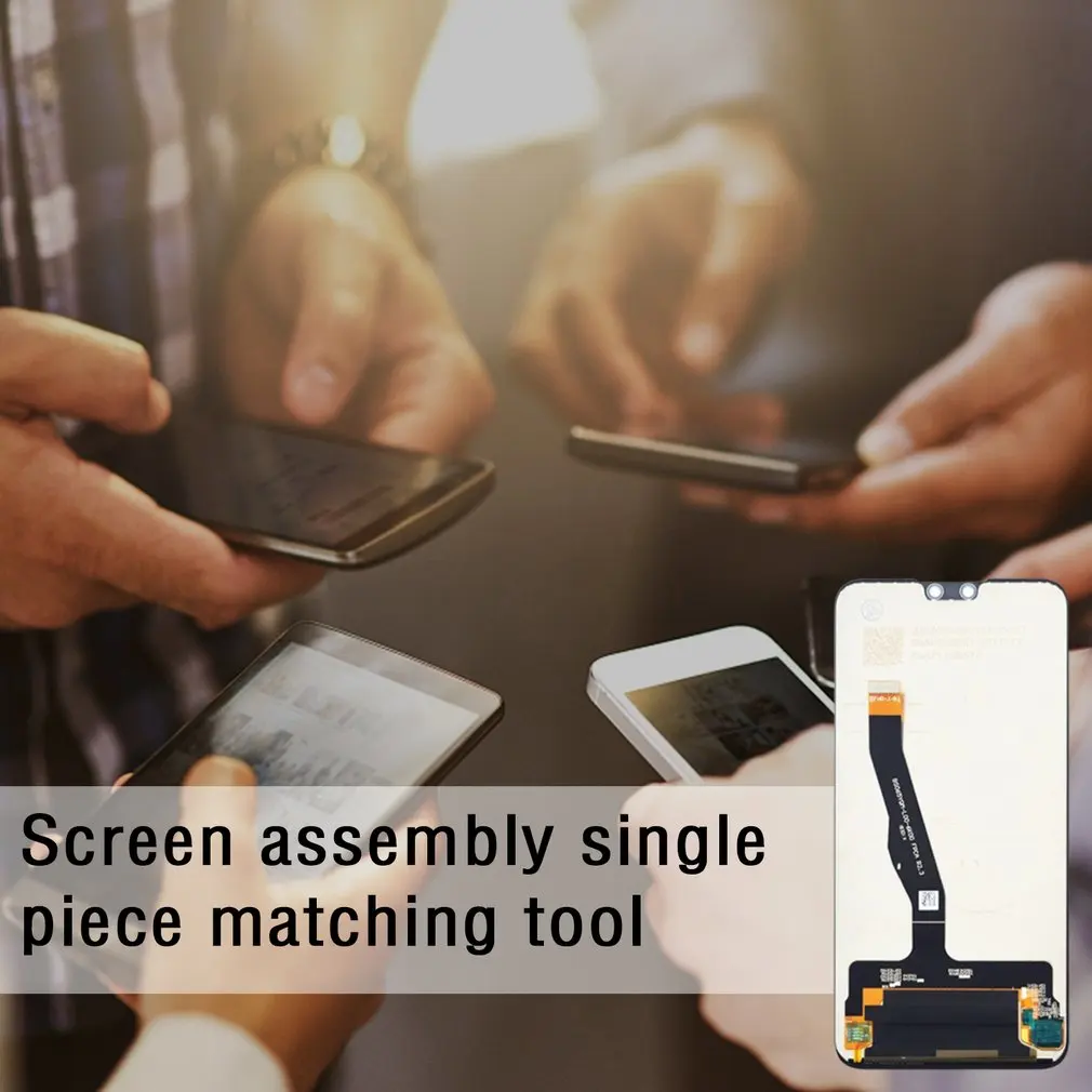 

LCD Display Screen Touch Screen With Frame Digitizer Repair Assembly With Tool Set Suitable For Huawei P30Lite