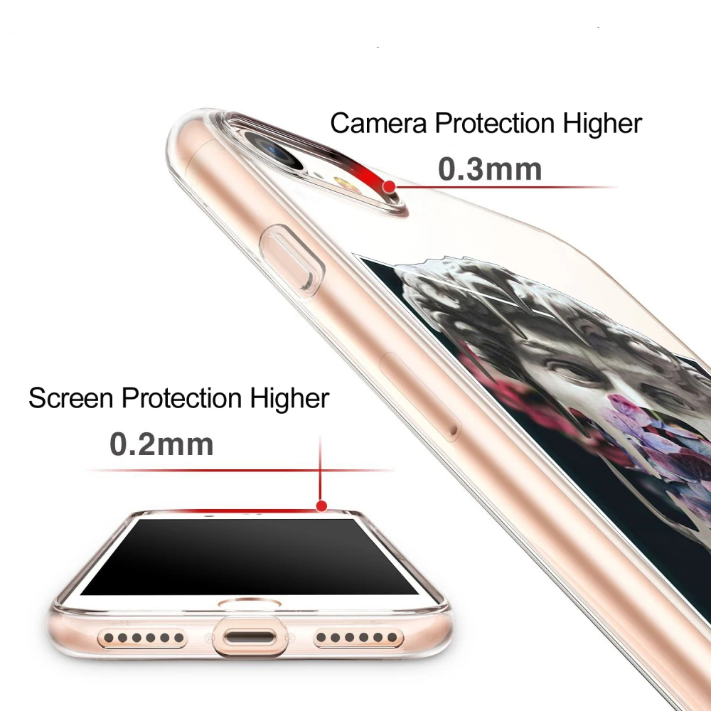 Чехол с изображением сердца для iPhone X, XR, XS, Max, 5, 5S, SE, мягкий ТПУ чехол для Apple iPhone 7, 8, 6, 6S Plus, 11 Pro MAX