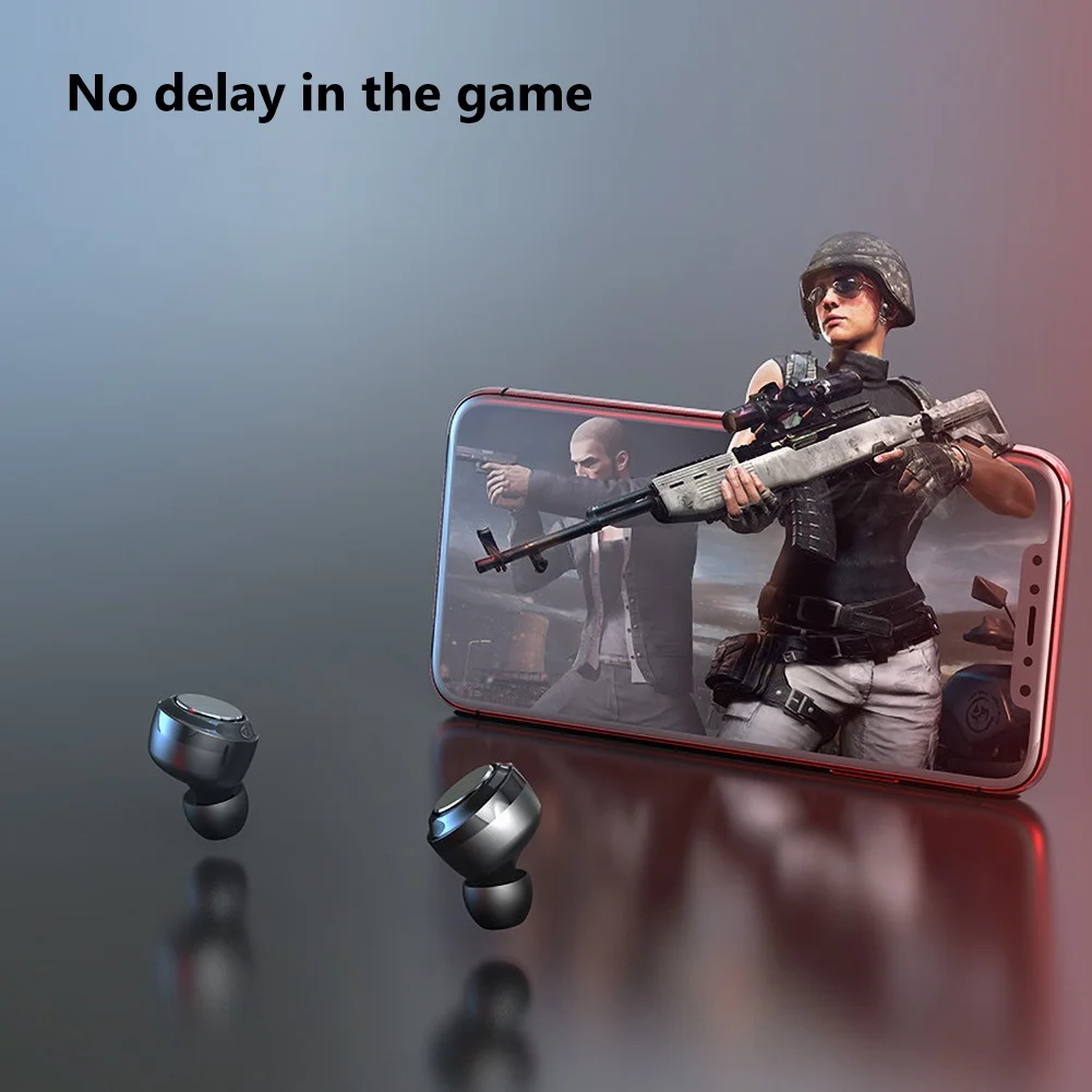 Наушники-вкладыши настоящие беспроводные наушники Bluetooth A6 TWS 5 0 стереогарнитура с