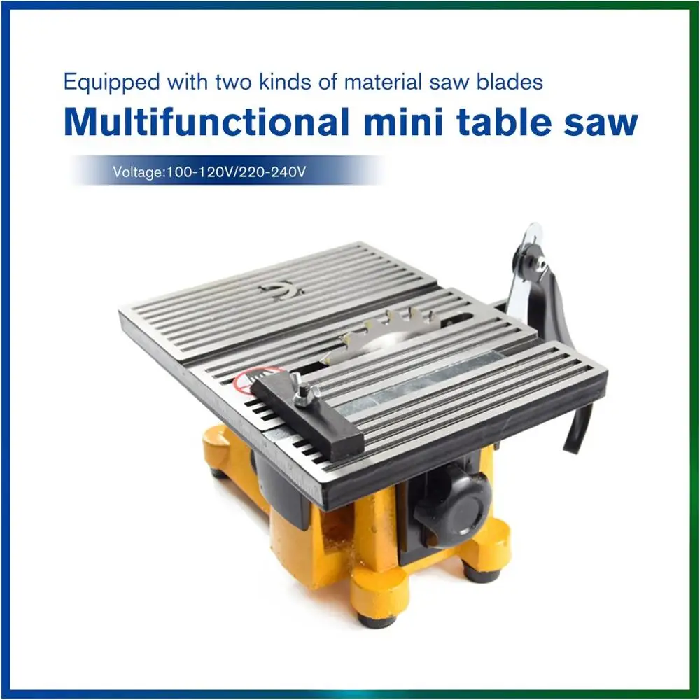 Фото Mini Table Saw Blade Manual Woodworking Cutting Machine 5000RPM Tool With 101mmx24T Circular EU/US Инструменты Mini Table Saw Blade Manual Woodworking Cutting Machine 5000RPM Tool With 101mmx24T Circular EU/US Инструменты