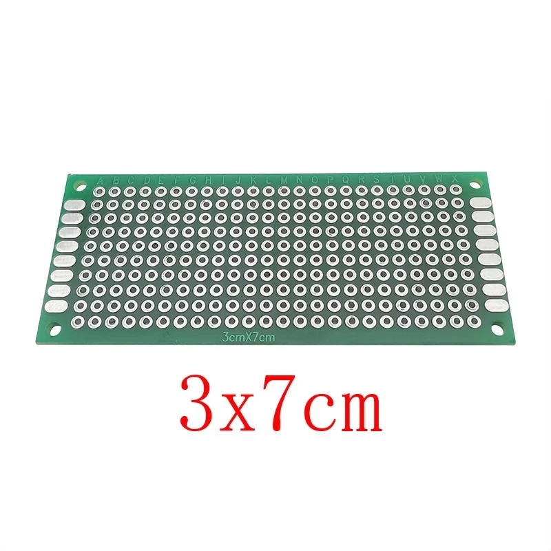 Двухсторонняя печатная плата прототипа печатной платы 2x8 3x7 4x6 5x7 6x8 7x9cm DIY