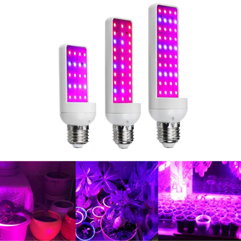 Светодиодный лампа для выращивания растений с питанием от источника E27110V 220V