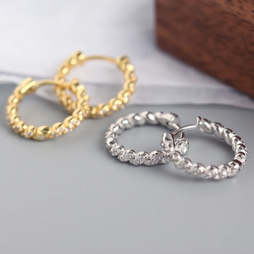 

Twist Shape Geometric Ear Studs Men And Women 925 Sterling Silver Designed Curved Geometric Accessories Unisex Jewelry Gifts