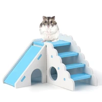 hamster playing hideout toy cage small pet guinea pig exercise toys with ladder slide rodent ferrets chinchillas toy accessories