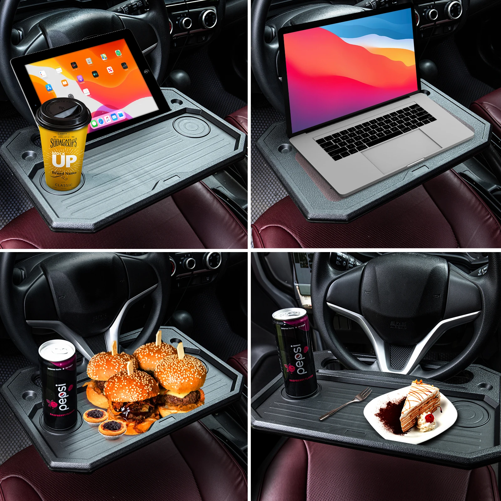 auto car food tray table desk working table car steering wheel tray table desk drink food laptop book tray car folding table free global shipping