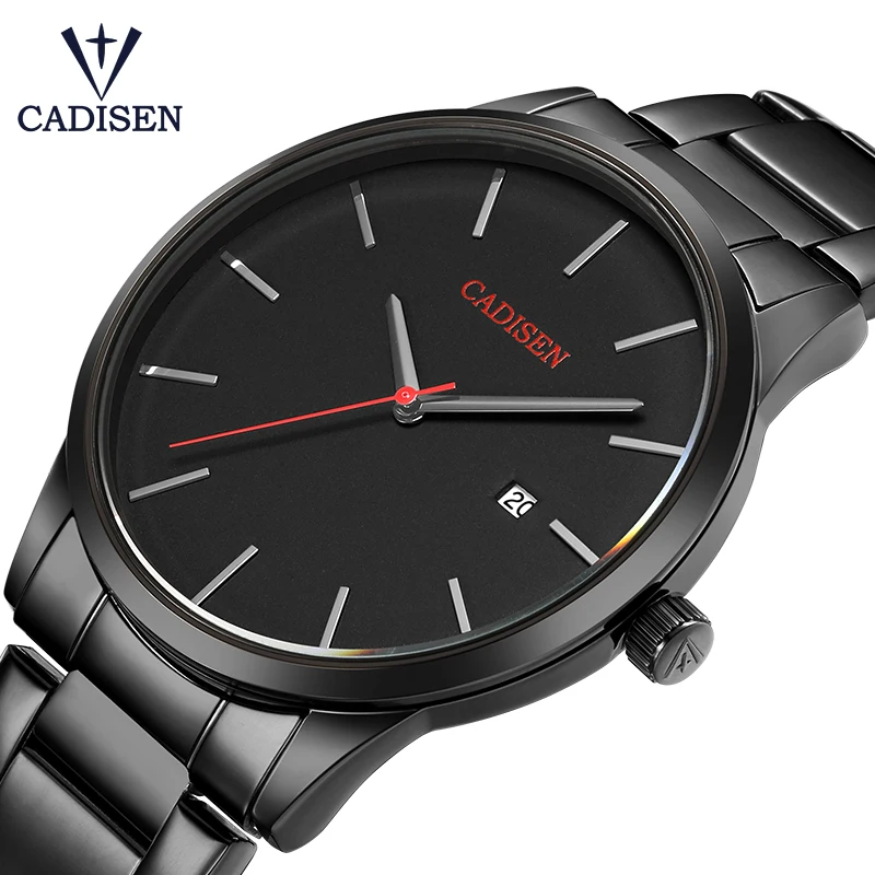 CADISEN relogio masculino Топ люксовый бренд аналоговые спортивные наручные часы дисплей