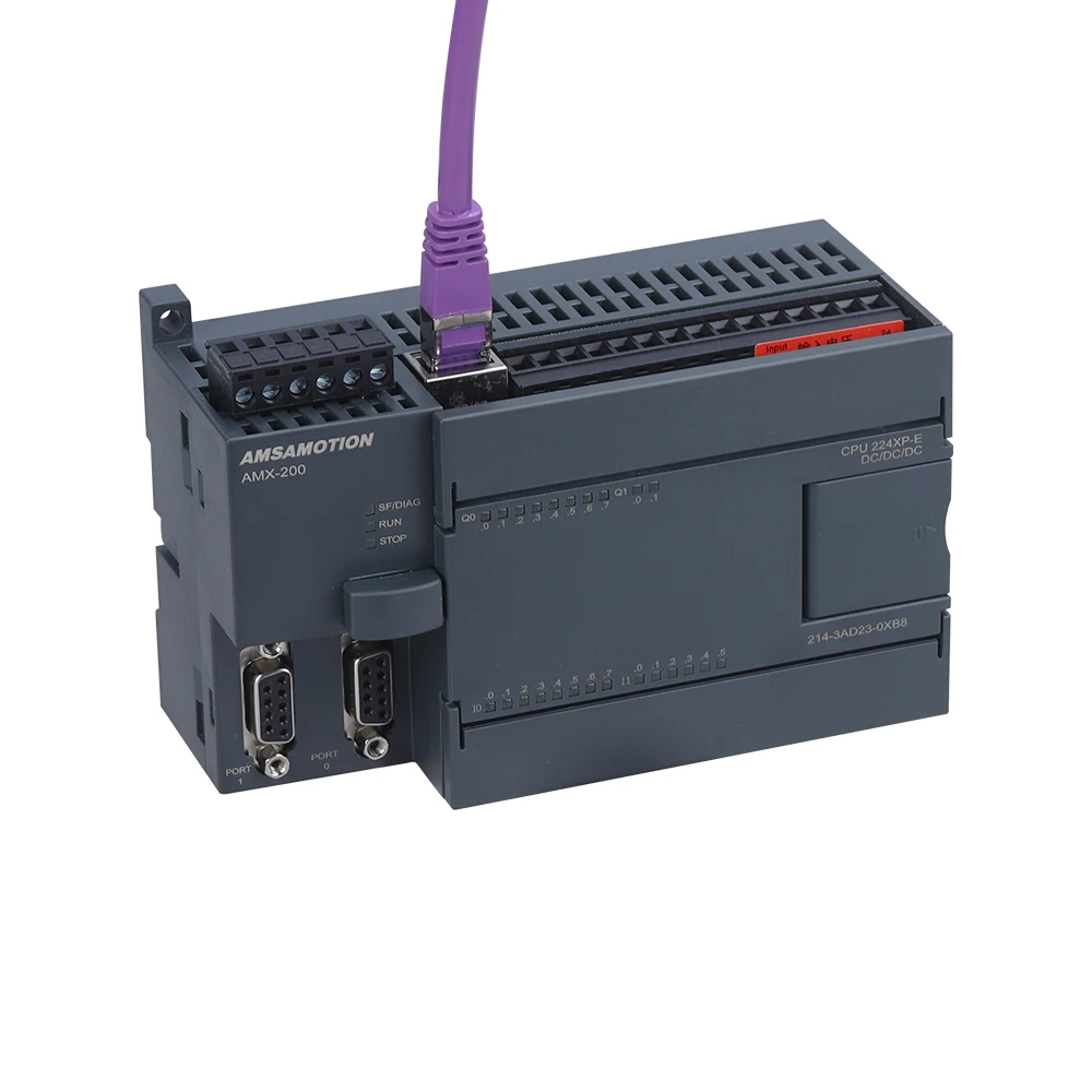 Ethernet CPU224XP-E PLC программируемый логический контроллер 2AI 1AO замена Siemens 214-2BD23/2AD23 220V
