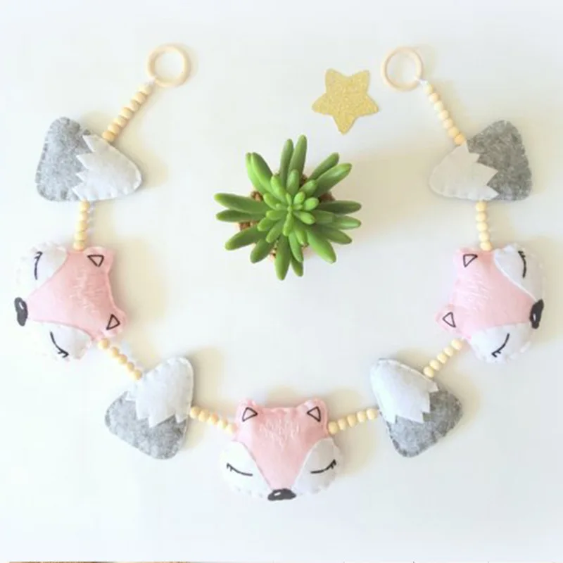 1 шт. детские игрушки скандинавский мультфильм лиса погремушки детская комната