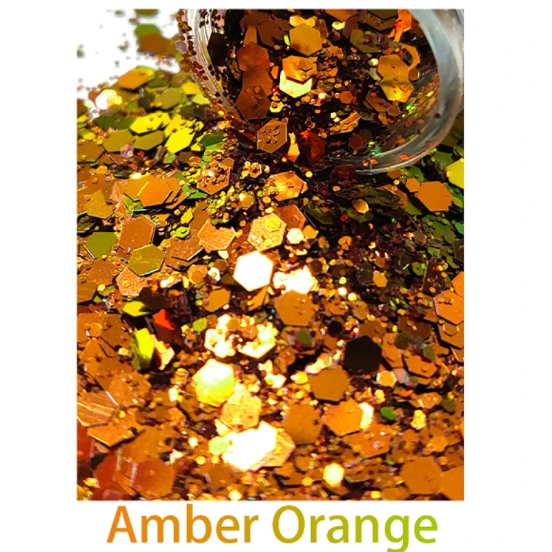 

Набор глиттеров 83XF, 12 цветов, голографический Блестящий слайм из смолы, чашка, Радужный Блеск