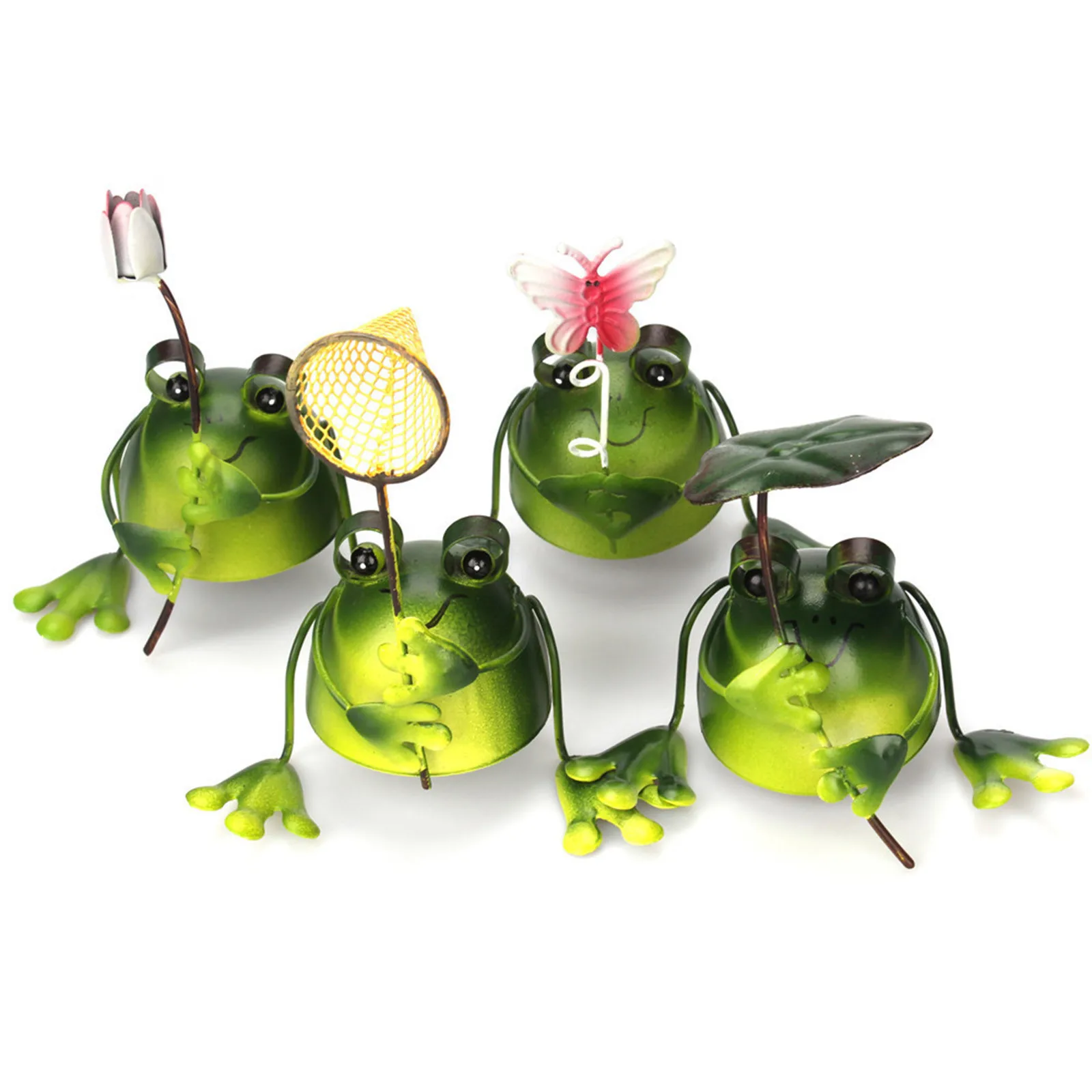 

Creative Cute Wrought Iron frog-Small Ornaments Home Decorations Living Room Children's Room Office TV Cabinet Furnishings
