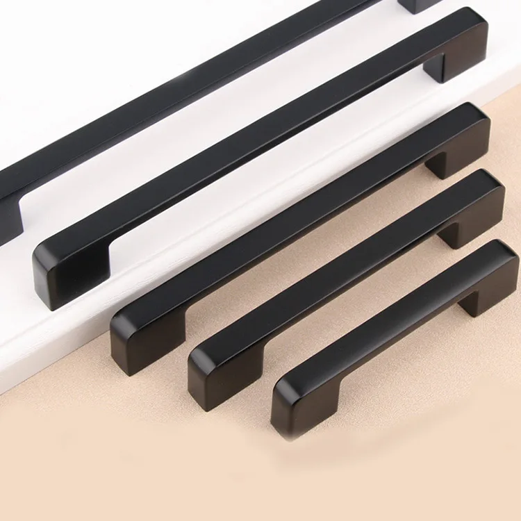 Ручки и ручки выдвижных ящиков мебельных книжных черная ручка для обувного шкафа