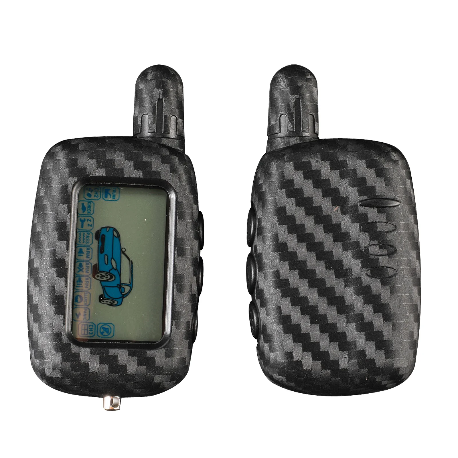 Bilchave углеродного волокна силиконовый пульт дистанционного ключа чехол Брелок