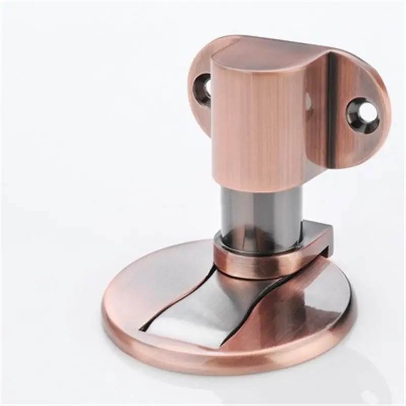 

Adjustable Door Holder Alloy Magnetic Door Stopper Non-punch Sticker Water-proof Door Stop Furniture Door Hardware